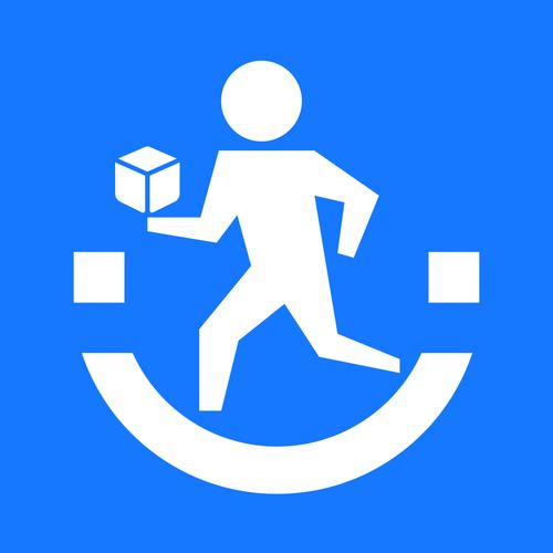 快递单录入员图标