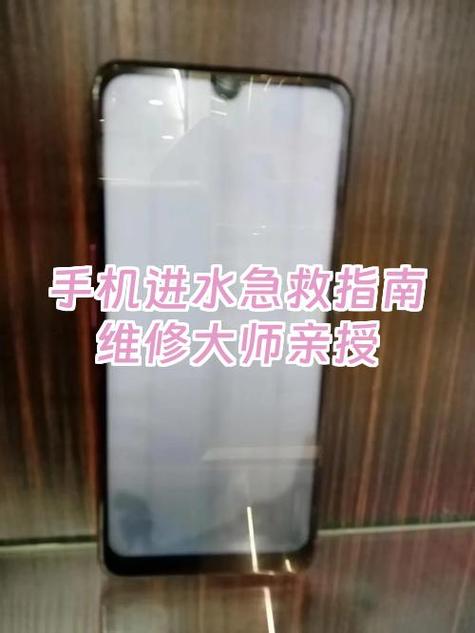 手机进水了怎么办屏幕黑了图标