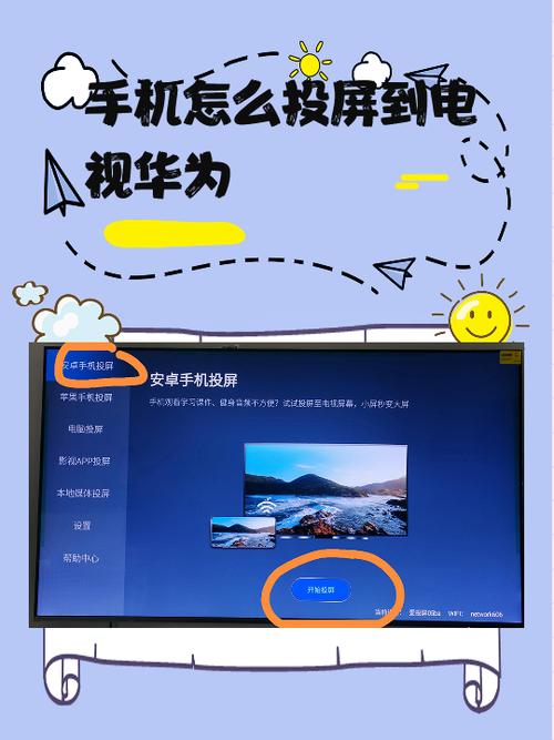 华为悦盒怎么设置投屏缩略图