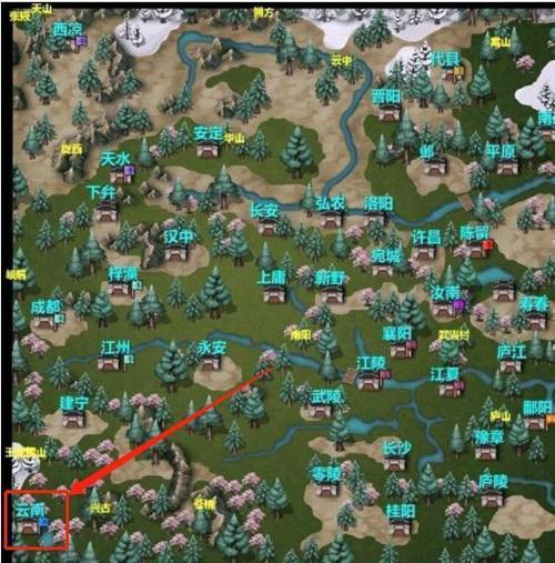 三国大时代4物品地图缩略图