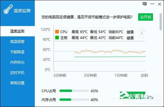正常cpu温度是多少图标