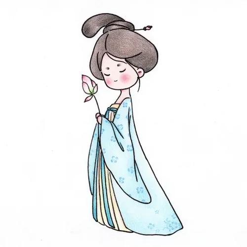 古风的公主怎么画