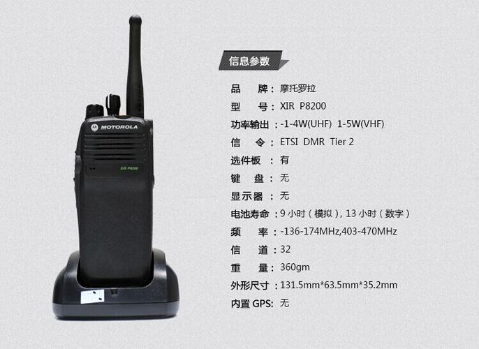 摩托罗拉对讲机参数游戏截图
