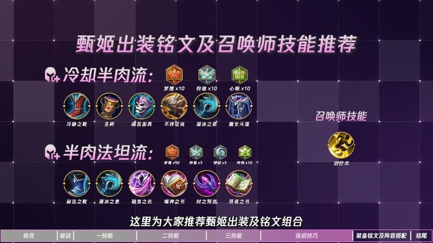 国服甄姬法师出装