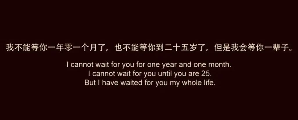 最后一条抖音的话