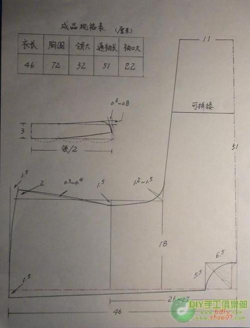 1岁半宝宝栽剪棉衣棉裤裁剪尺寸缩略图