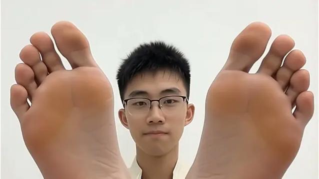 挠帅哥脚底抹油缩略图