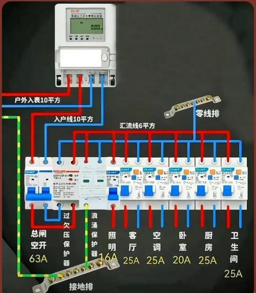 10千瓦用电量的空开选用标准