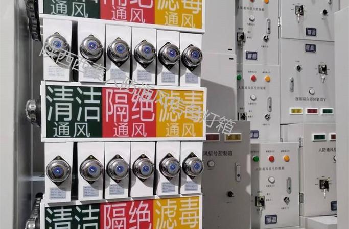 人防三色灯穿几根线