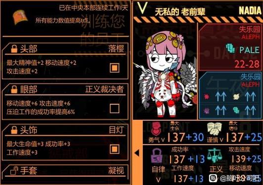 脑叶公司1～5级员工基础面板