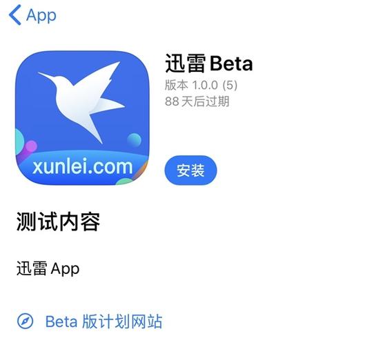 迅雷ios beta缩略图