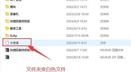 u盘文件夹变空白文件缩略图