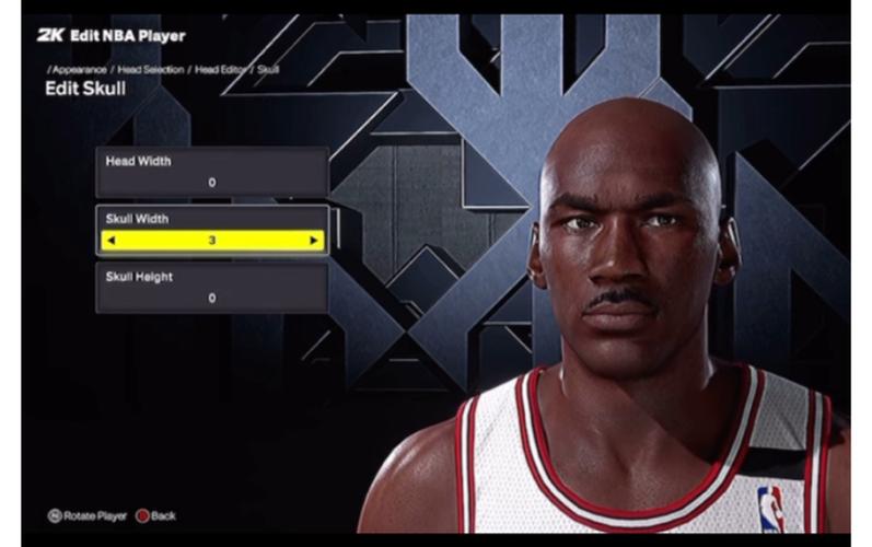 nba2k20自创球员捏脸乔丹游戏截图