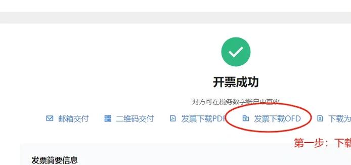 电子发票下载pdf共享后成链接了缩略图