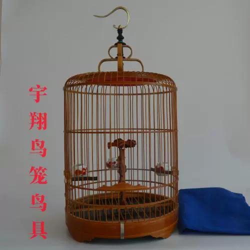 养金青鸟的高档竹笼子