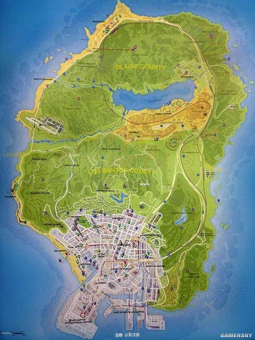 gta5地图上绿色的圈