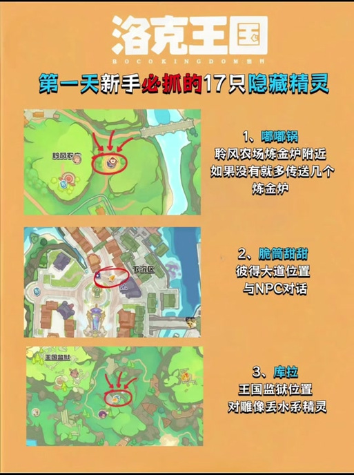 洛克王国绿耳松鼠位置图标