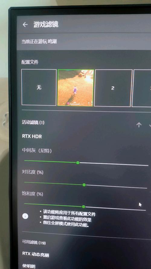 游戏内强行开启hdr游戏截图