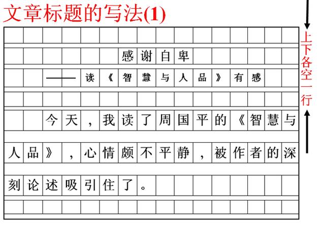 一一破折号副标题格式图