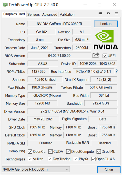 rtx3080的移动端性能