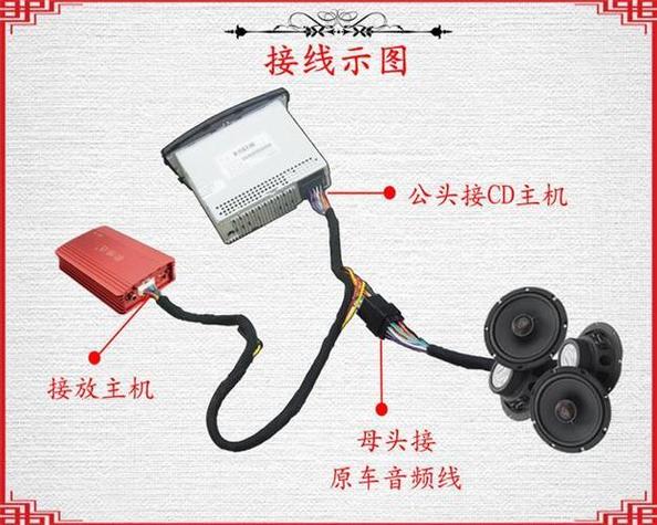 音响三根线的接法