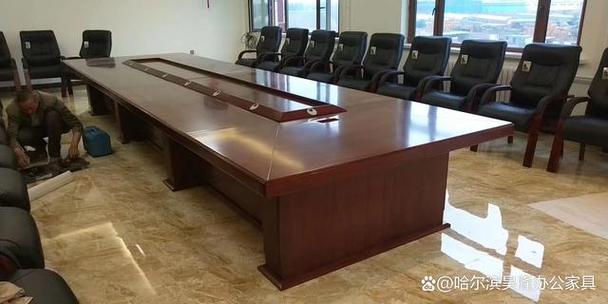 组装会议桌安装图图标