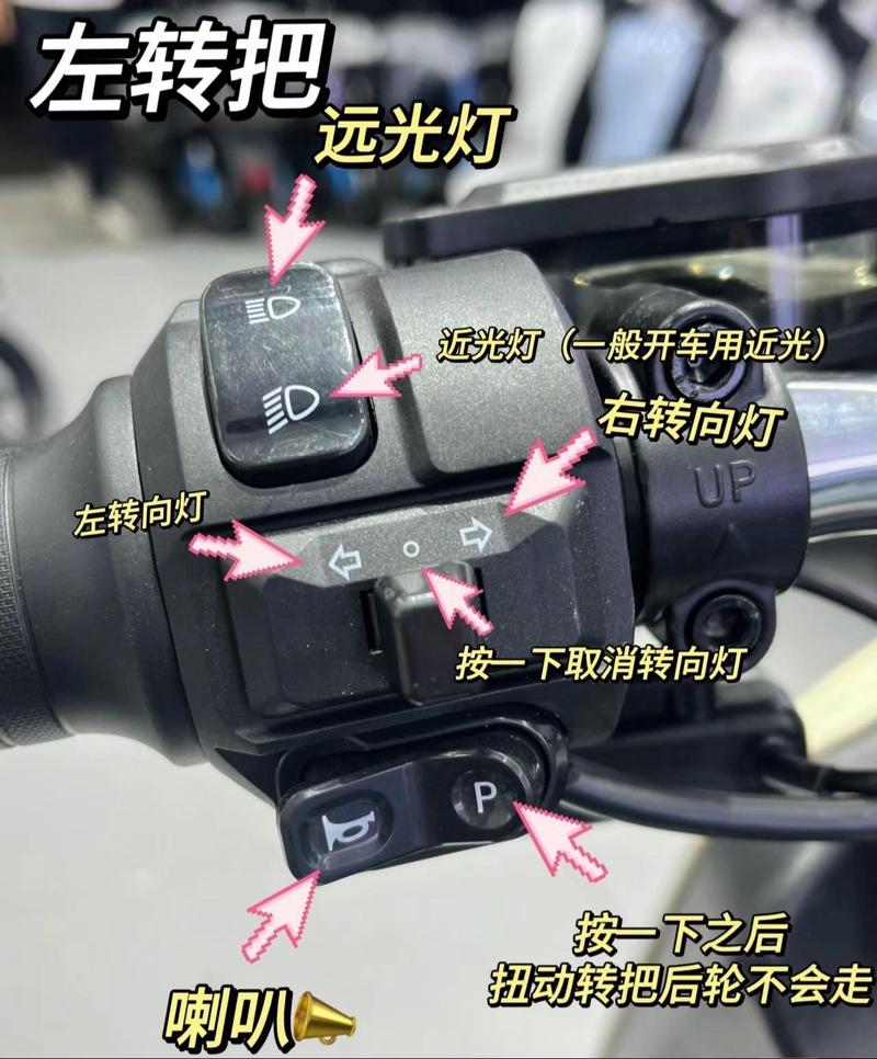 电动车灯开关图解图标