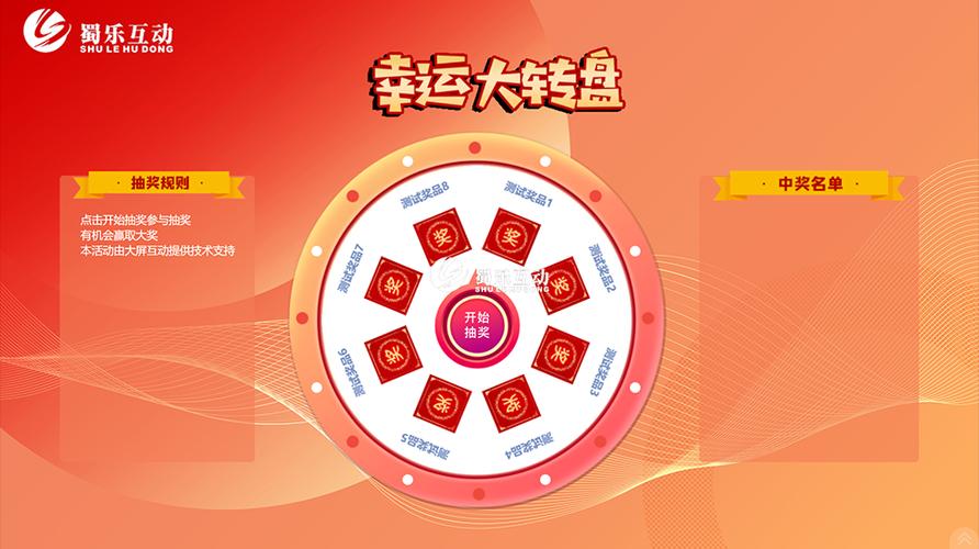 大屏幕微信滚动抽奖怎么做图标