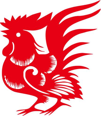 公鸡剪纸简单又漂亮缩略图