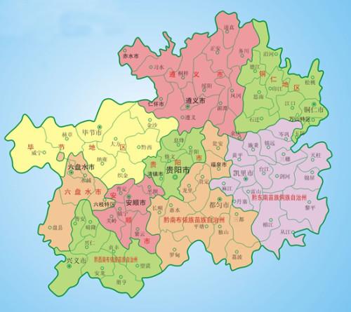 正安县乡镇分布图缩略图
