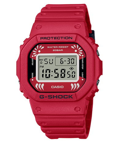 卡西欧g-shock红色