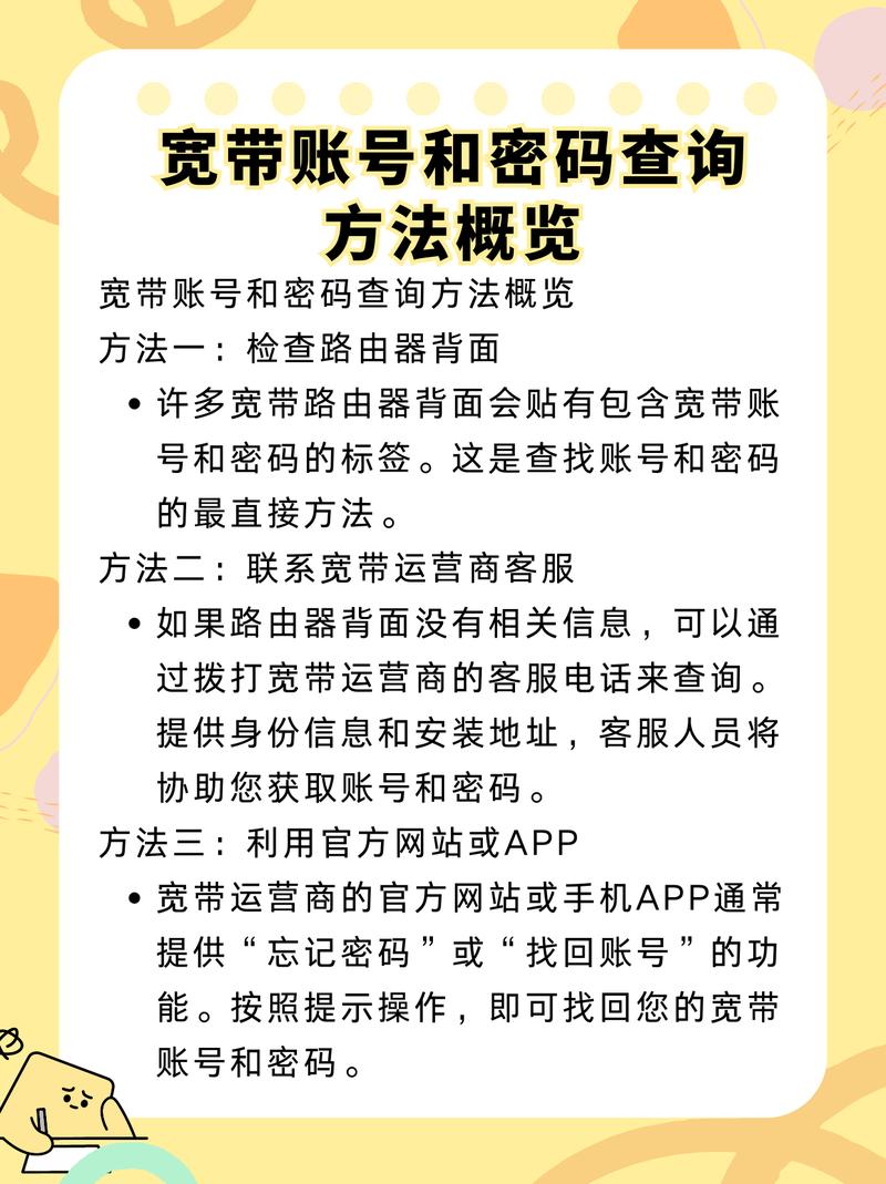 怎么查宽带账号密码缩略图