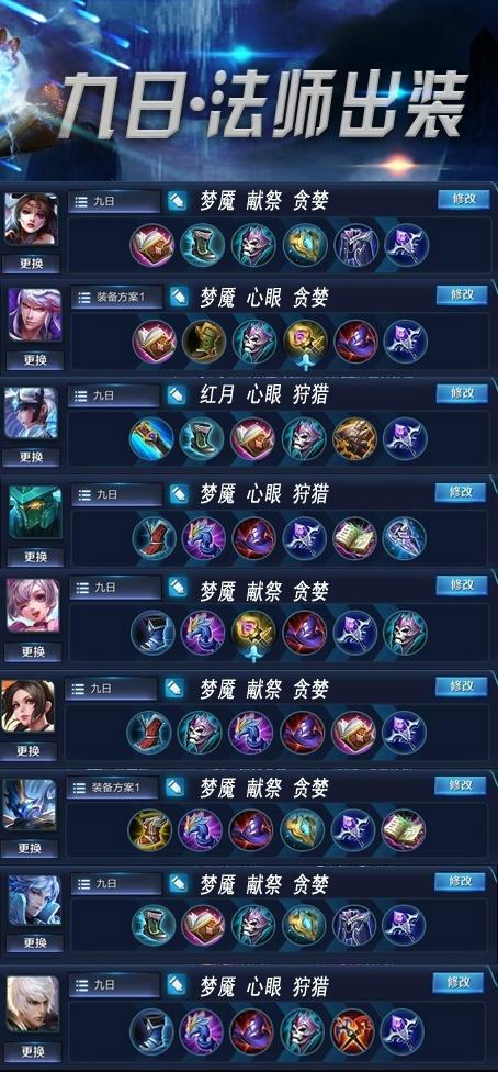 2019貂蝉铭文出装缩略图