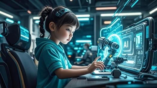 人工智能小孩图标