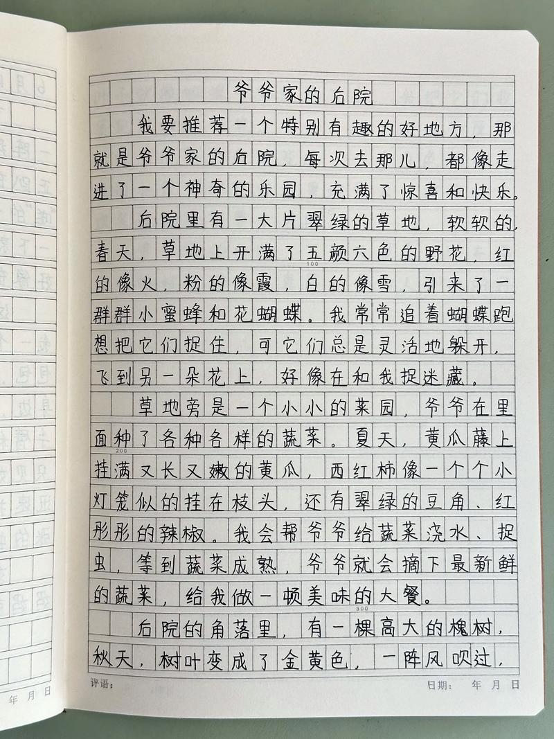爷爷家的小院作文缩略图