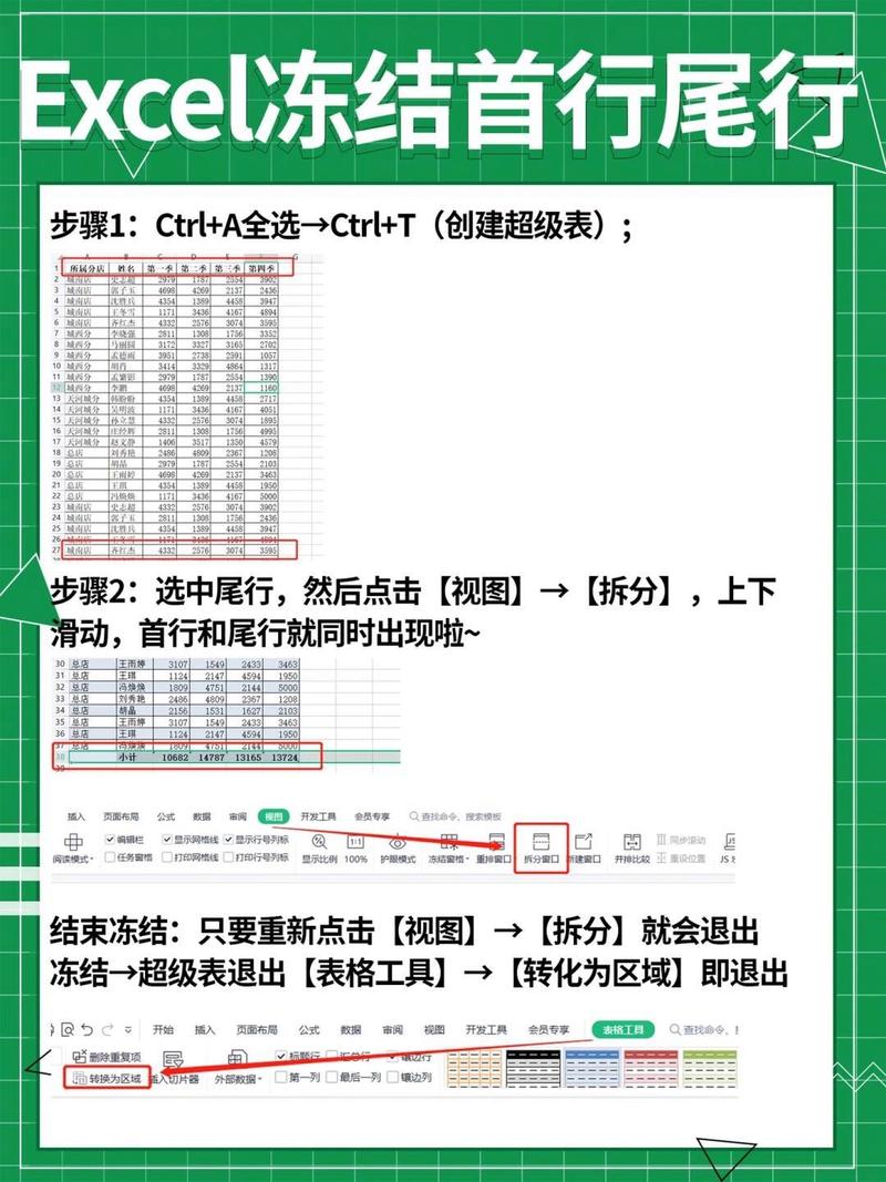 excel如何冻结任意一行图标