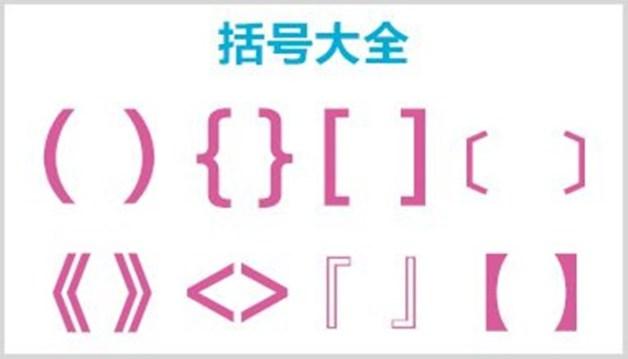 各种括号符号大全缩略图