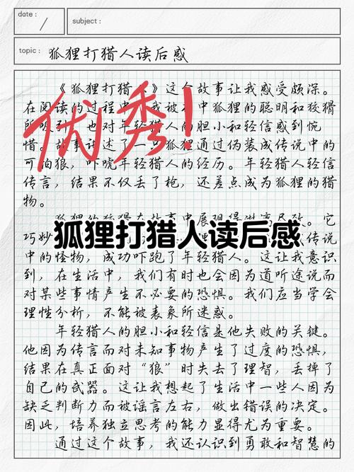 狐狸打猎人读后明白道理图标