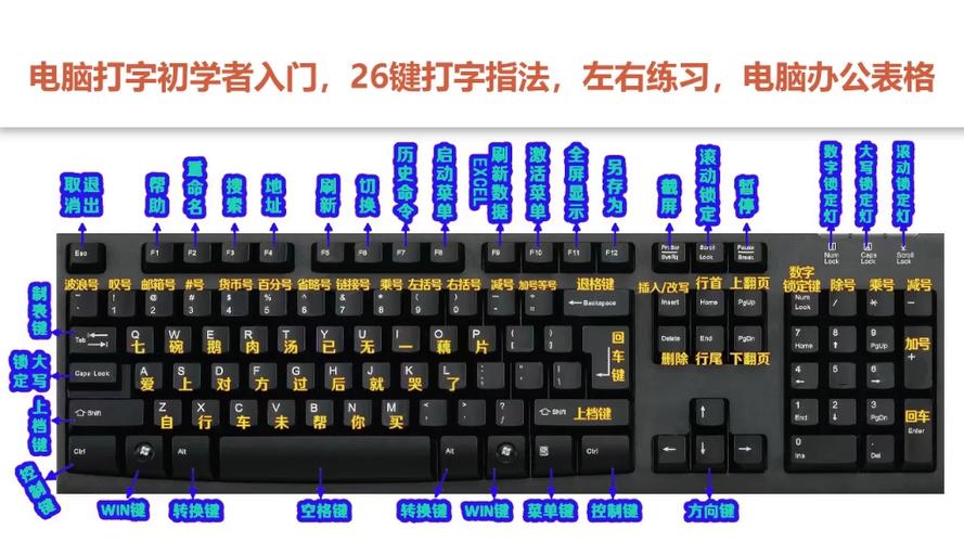 快速学会打字26键缩略图