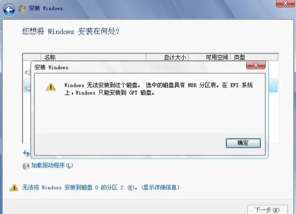 磁盘改为gpt后无法进入系统图标