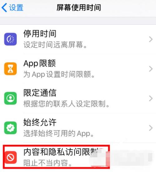 苹果手机关闭开屏广告图标