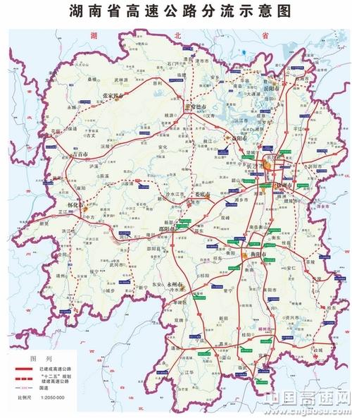 湖南交通地图全图缩略图