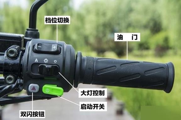 小刀电动车车把按钮使用说明图标