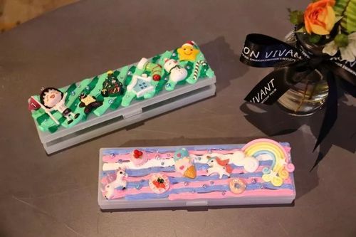 自制笔盒 女孩