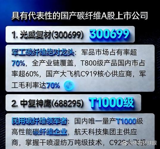 碳纤维四大龙头