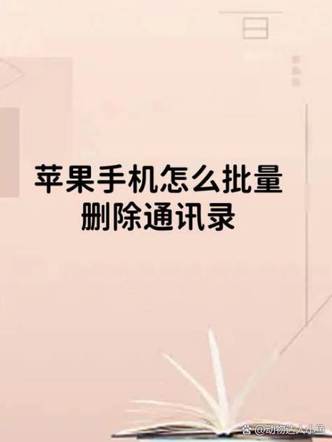 ios 批量删除联系人图标