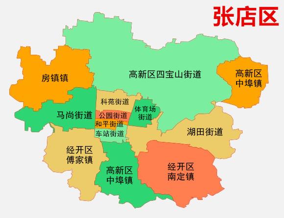 淄博市张店区地图缩略图