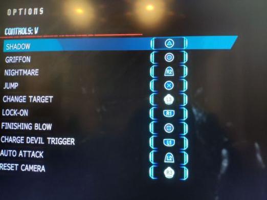 ps4鬼泣5菜单翻译游戏截图