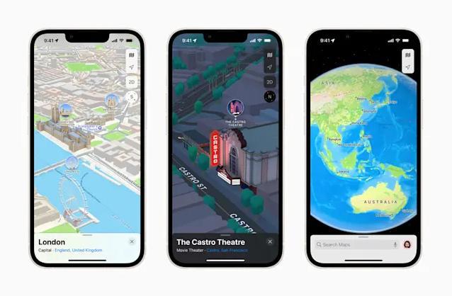苹果iOS15地图
