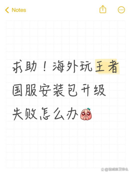 安装包升级失败了缩略图